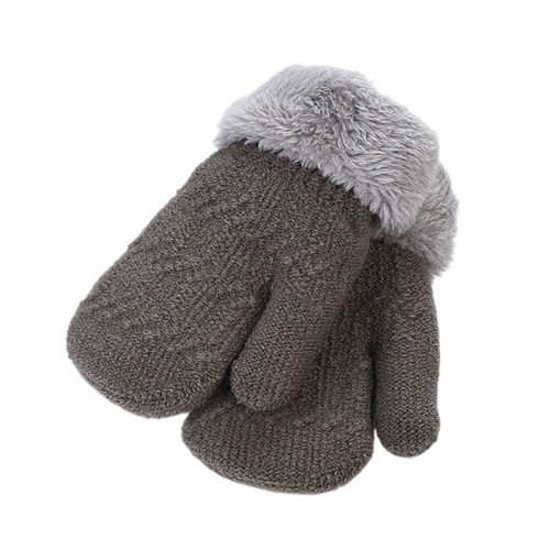 Plus Velvet Kids Gloves Thick Baby Gloves Warm Mittens Boys Girls - Zdjęcie 17 z 18