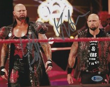 Luke Gallows & Karl Anderson Signed WWE 8x10 Photo BAS Beckett COA Bullet Club 0