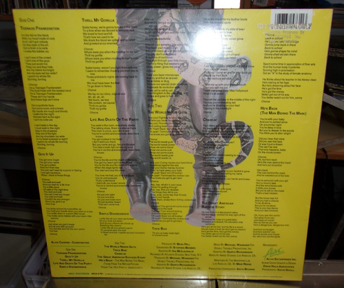 Alice Cooper Constrictor LP 1986 MCA-5761 MEGA RARE SEALED PROMO !!!! - Picture 2 of 3