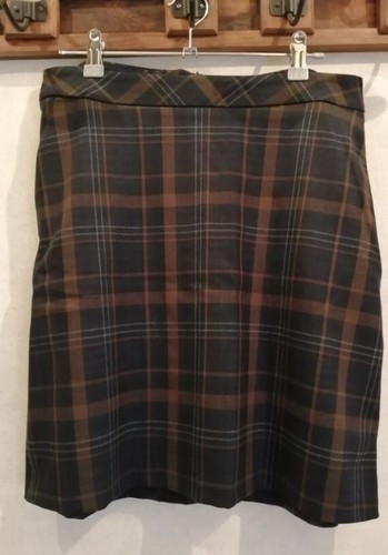 Jupe écossaise marron C&A T38 (2109036) - Picture 1 of 4