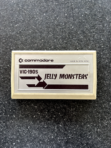 Commodore Vic 20 Jelly Monsters Cartridge VIC-1905 Tested Working