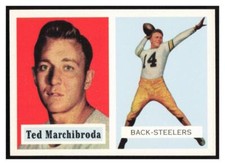 1994 Topps Archives 1957 #113 Ted Marchibroda - Pittsburgh Steelers