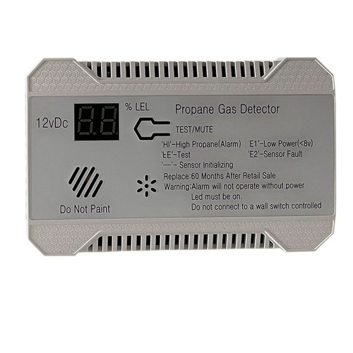 Propane Detector 12V LPG Natural Gas Sensor Leakage Alarm 85DB Siren for Car RV - Picture 2 of 14