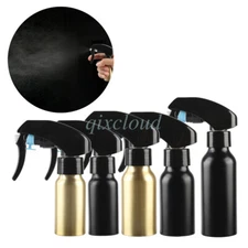 Black Gold Aluminium Spray Bottle with Trigger Sprayer Metal Bottles Cosmetic