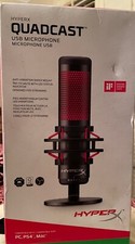 **new** Hyperx Quadcast Usb Microphone Kingston Black-red Hx-micqc-bk