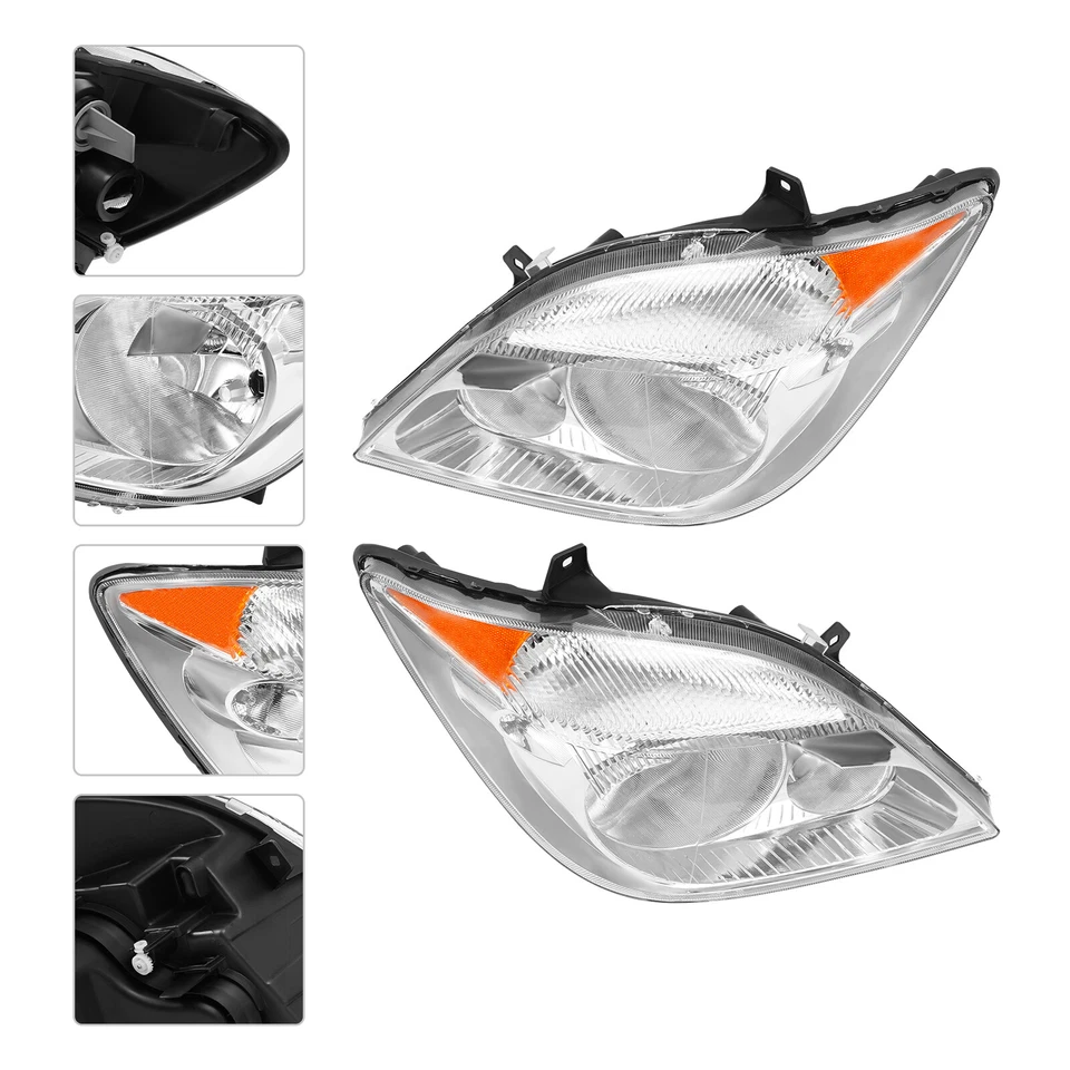 1 Pair Headlights For 07-13 Dodge/Mercedes/Freightliner Sprinter 2500 3500 NEW - Image 3 of 4