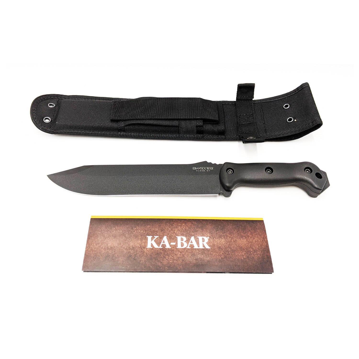 KABAR Becker 9" BK9 Combat Bowie Fixed Blade Knife w/ Nylon Sheath