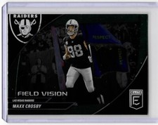 Las Vegas Raiders MAXX CROSBY 2024 Elite FIELD VISION GREEN Football Card