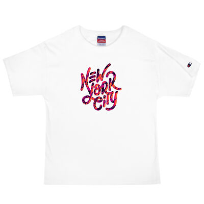 New York City Typo Men's Champion T-Shirt