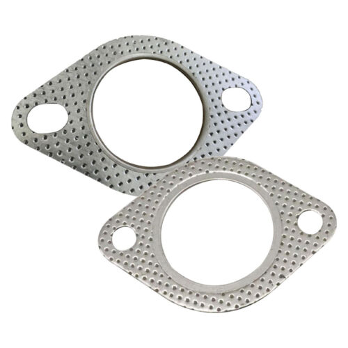 1PCS High Temp Exhaust Gasket Replacement Sealing Pad 2-Bolt Flange Gasket