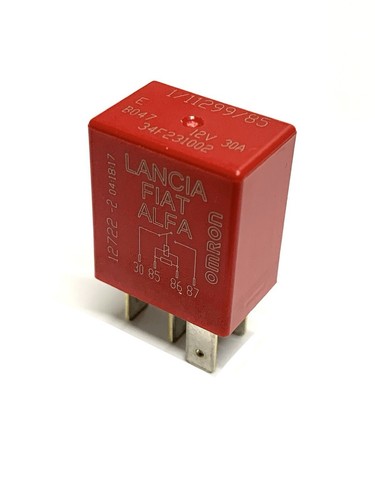 RELÈ RELAY ORIGINALE FIAT ALFA LANCIA, JEEP, Ducato, Giulia, 500, 12V 30A OMRON - Picture 3 of 3