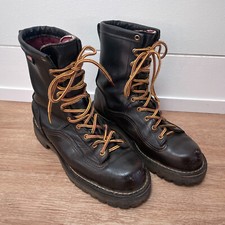 DANNER Brown Lace Up Work Boots - Style 15100 - US Mens 8 - Made in USA