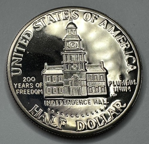 1976-S Kennedy halber Dollar Proof 50 Cent Stück. Unberührt aus den USA neuwertiges Set. - Bild 5 von 6
