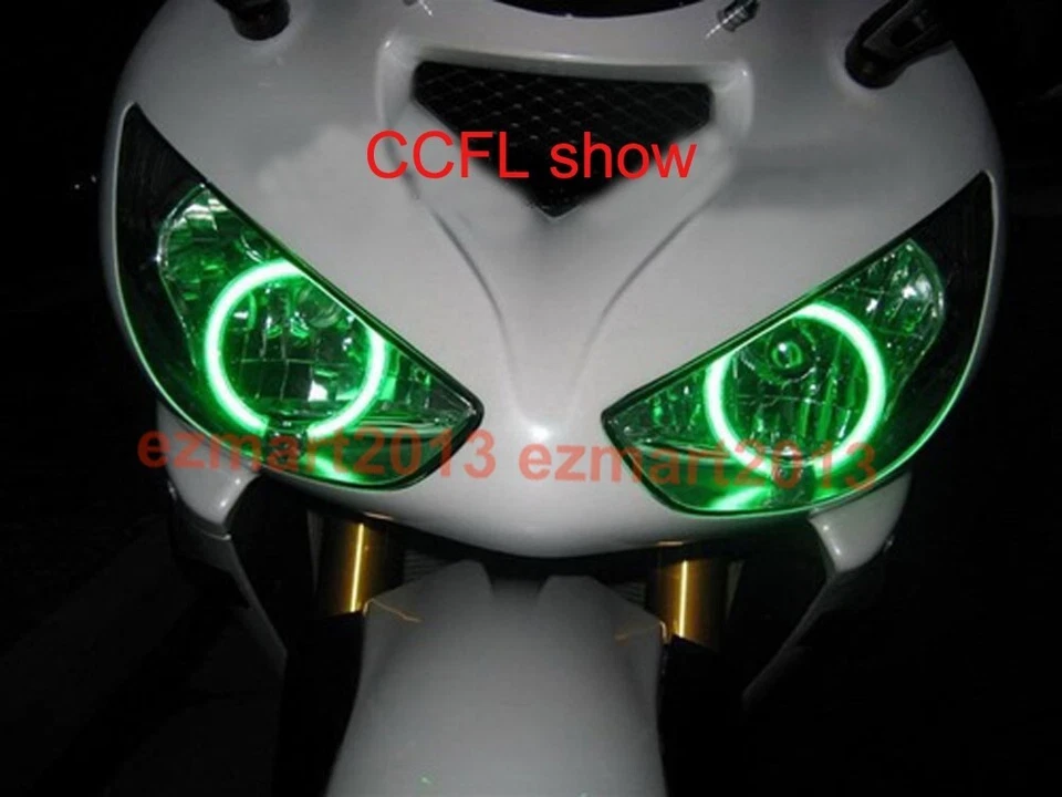 para Kawasaki Ninja ZX6R 03-06 Dream Color RGB LED Halo Anillo Flujo Persecución Luz Foto 2 de 4