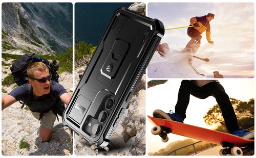 Dexnor for Samsung Galaxy S23 5G Case Heavy Duty Rugged Cover with Kickstand - Picture 8 of 71