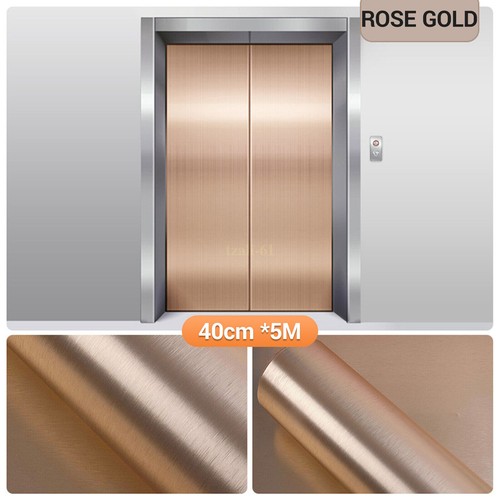SALE Self Adhesive Metal Brushed Wallpaper Furniture Kitchen Wall Sticker Decor - Picture 18 of 20