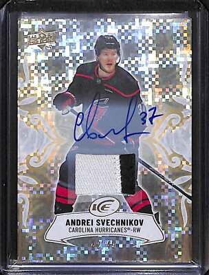 2024-25 Upper Deck Ice Gold AUTO Patch Andrei Svechnikov /49 | eBay