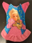 VTG Barbie And Teddy Bear Pajamas For Barbie Doll EUC 80's 90's