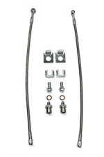 Mustang II 2 GM Metric Braided SS Brake Hose Line Kit Front End IFS Street Rod