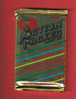 Foot Us Foot américain Action Packed National Series 1990 - sachet pack 6 cartes