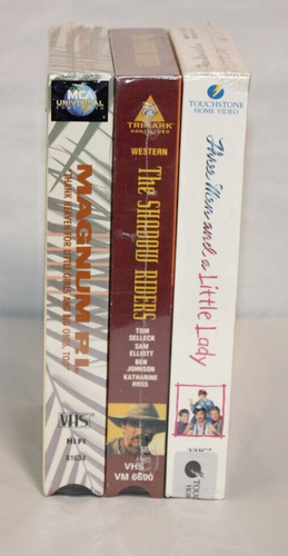 Tom Selleck Movie Collection (3 Movies, VHS) - NEW SEALED