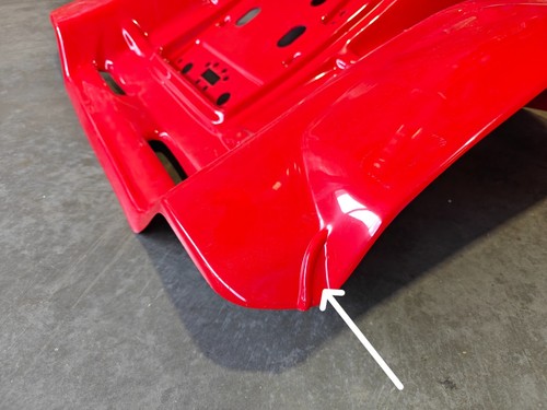 JUEGO GUARDABARROS DELANTERO Y TRASERO HONDA TRX 250R PLÁSTICO LUCHA ROJO TRX250R PLÁSTICOS - Imagen 5 de 5