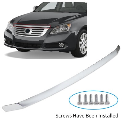 Hood Molding For Toyota Avalon 2005-2010 Front Grille Cover Chrome Trim