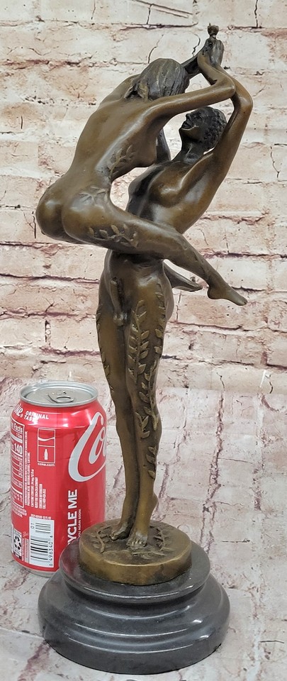 Art Deco/Nouveau Large Nude Couple Dancing Real Bronze Copper Sculpture Deal eBay