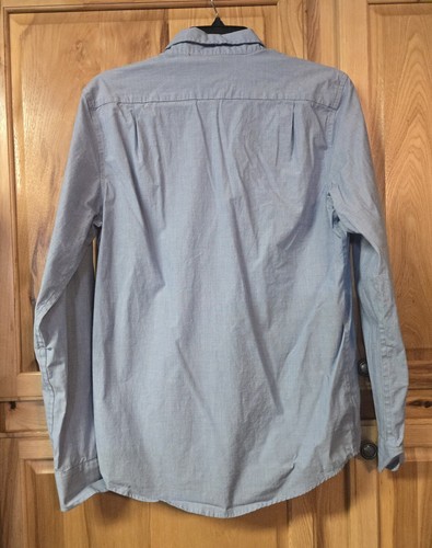 George Dress Shirt Mens Size Small (34/36) Light Blue Denim Color NWOT - Picture 2 of 8
