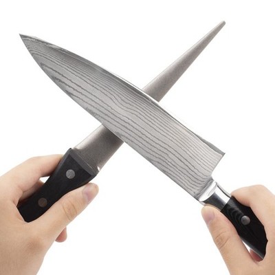 10.6 Inch Diamond Sharpening Rod Stone, Medium, Stone