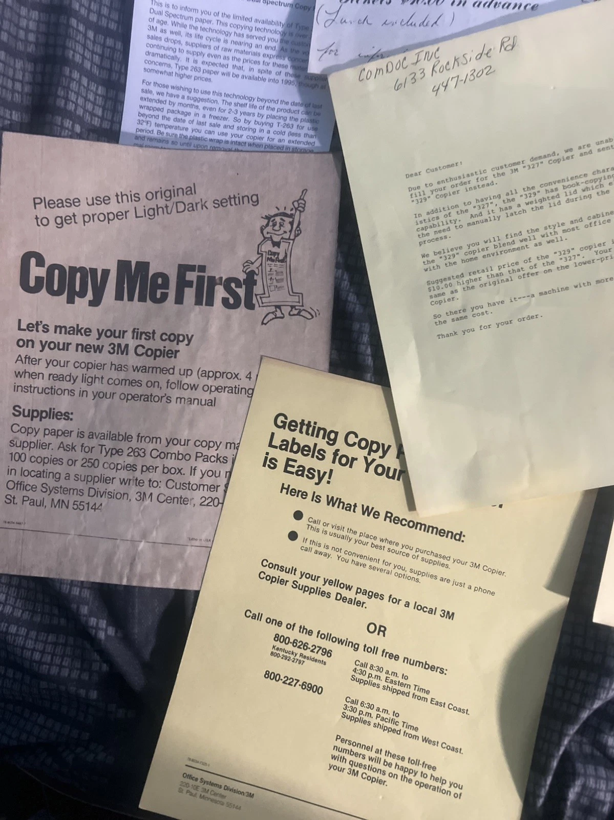 Vintage 3M Model 329 Thermal Copier Tattoo Stencil Machine image 13