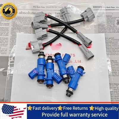 4PCS OEM 410cc FUEL INJECTORS 16450-RWC-A01 For RDX RSX TSX INTEGRA CIVIC