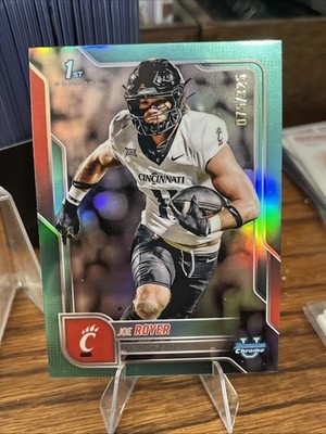 2025 Bowman Chrome University Aqua Refractors #120 Joe Royer 1st ROOKIE /325