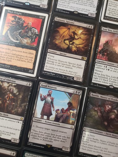 Custom Commander deck Mono Black Control Visara The Dreadful Magic MtG 100 cards - Picture 22 of 24