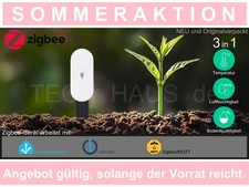 3in1 Zigbee2MQTT ioB HA Smart Home Boden Luft-, Feuchtigkeit- & Temperatursensor