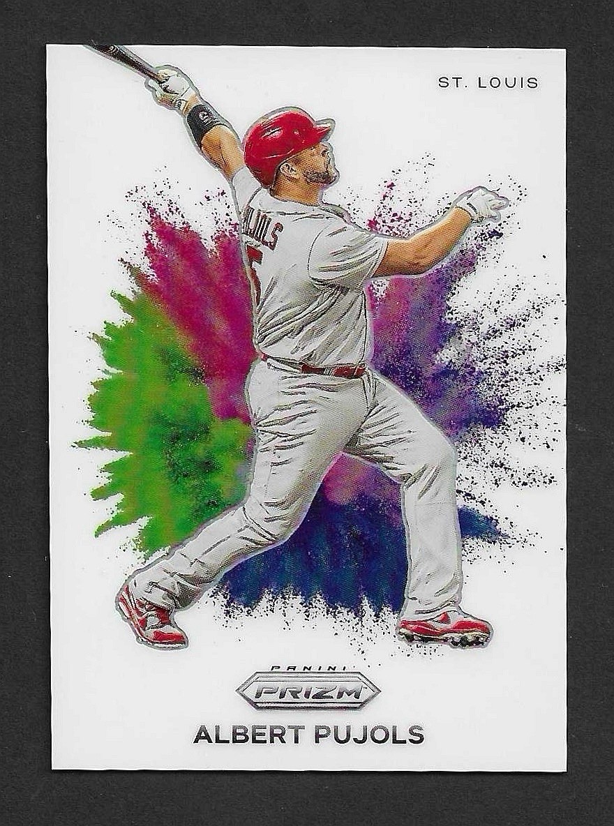 ALBERT PUJOLS 2024 Panini Prizm Color Blast #5 CASE HIT SSP Cardinals