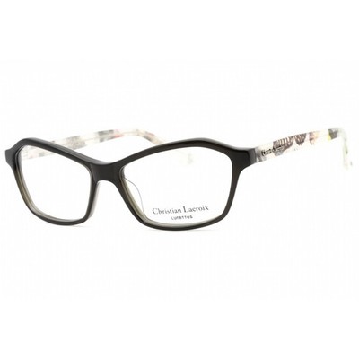 Christian Lacroix Women's Eyeglasses Graphite Plastic Cat Eye Frame CL1027 985