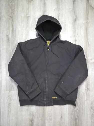 DeWalt Heated Jacket Mens XL 12v/20v Max Full Zip Canvas Workwear Hooded No Batt - product listing photo