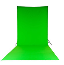 Manfrotto 10x24' Green Chromakey Background/Impact Heavy-Duty 13' Adjustable Cro