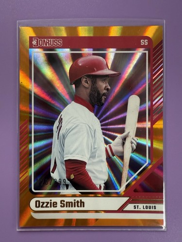 2024 Donruss - Ozzie Smith - Orange Laser /299 Cardinals HOF #Legend SSP💎