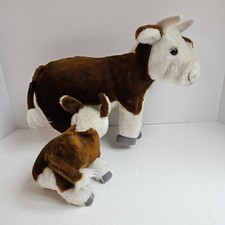 VTG Dakin Cow Calf  Baby Plush Stuffed Animal Toy Rare Collectible 1981