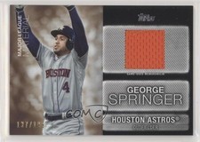 2020 Topps Update Major League Material Black /199 George Springer #MLM-GSP fm0