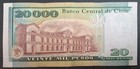 1999 Chile 20,000 Pesos P159a, FF0777609.