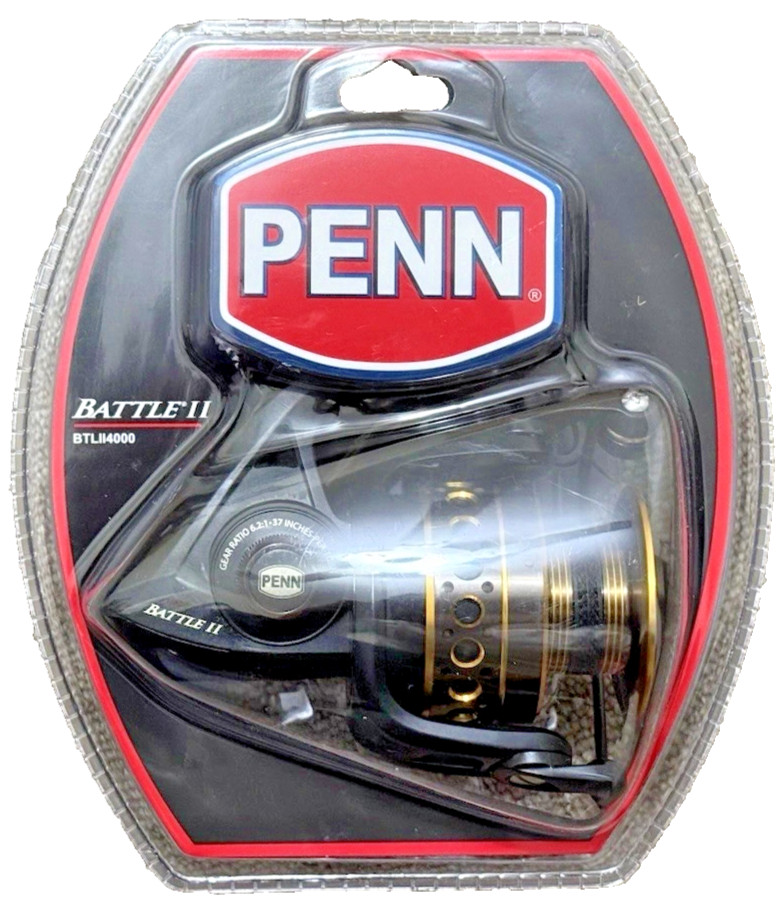 Penn Battle II Fishing Spinning Reel BTLII4000 NEW all metal body fishing reel