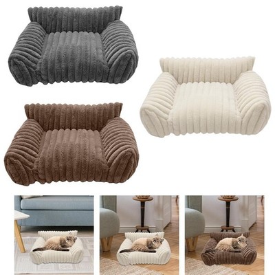 Katzen Schlafsofa Vielseitig Haustier Couch Bett für Indoor Katzen Kleine Hunde Wohnzimmer