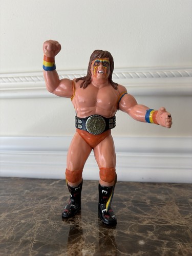 WWF LJN 1989 Grand Toys Black Card Ultimate Warrio...
