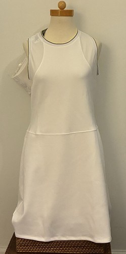 NWT Adidas Golf Dress Womens M White Climacool Sleeveless w/ Matching Shorts 