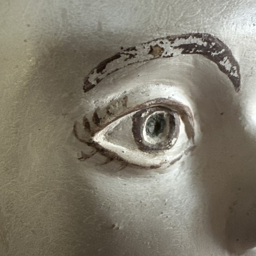 Antique plaster female head mannequin from the 1920s/1930s - Picture 11 of 12