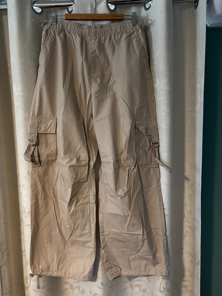 jay jays size 14 kyla parachute pants cream
