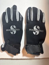 GANTS DE PLONGÉE EN NÉOPRÈNE SCUBAPRO TAILLE M AVEC SAC D'ORIGINE